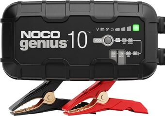 NOCO GENIUS10, 10A Smart Car Battery Charger, 6V and 12V Automotive Charger, Battery Maintainer, Trickle Charger, Float Charger and Desulfator for Motorcycle, ATV, Lithium and...