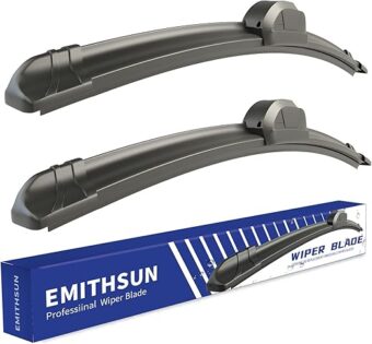 OEM QUALITY 22" + 22" Premium All-Seasons Stable And Quiet Windshield Wiper Blades(Set of 2)