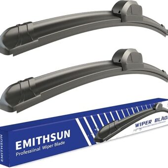 OEM QUALITY 22" + 22" Premium All-Seasons Stable And Quiet Windshield Wiper Blades(Set of 2)