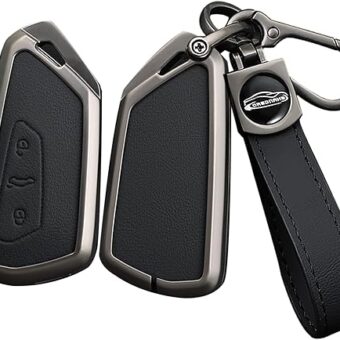 ontto Key Fob Case Fit for Volkswagen ID3 ID4 MK8 Golf 8 GTI for Seat Leon MK4