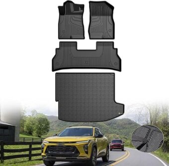 Original 2024 2025 Trax Floor Mats & Cargo Liner for 2024 Chevrolet/Chevy Trax All Models - Custom Fit Trunk Mat - All Weather Car Mats for Chevy Trax 2024 2025 Accessories 1st...