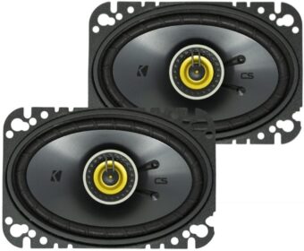 Pair KICKER 46CSC464 4x6 300 Watt 4-Ohm 2-Way Car Audio Coaxial Speakers CSC464