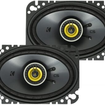 Pair KICKER 46CSC464 4x6 300 Watt 4-Ohm 2-Way Car Audio Coaxial Speakers CSC464