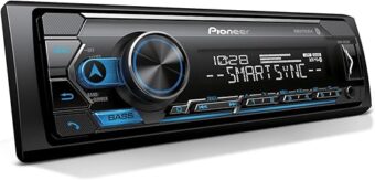 Pioneer MVH-S322BT Bluetooth Car Stereo with USB/AUX Inputs, Smartphone Connectivity, Pioneer Smart Snyc, and Hands-Free Calling for Enhanced In-Car Audio Experience