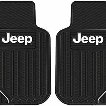 Plasticolor 001469R01 Jeep Black Universal Floor Mat