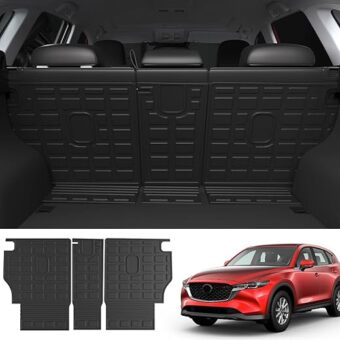 powoq Backrest Mat Compatible with 2017-2024 Mazda CX-5 Cargo Liner Back Seat Protector Replacement for 2017 2018 2019 2020 2021 2022 2023 2024 Mazda CX-5 Accessories(Fit...