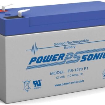 PS-1270F1 12 Volt 7 Amp Sealed Lead Acid Battery