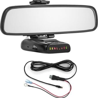 Radar Mount Mirror Mount + Direct Wire for Uniden Radar Detectors - R1 R3 R4 R7 R8 Extreme (3001209)