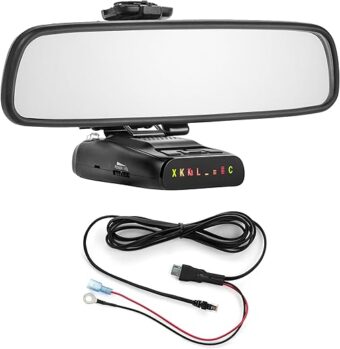 Radar Mount Mirror Mount + Direct Wire for Uniden Radar Detectors - R1 R3 R4 R7 R8 Extreme (3001209)