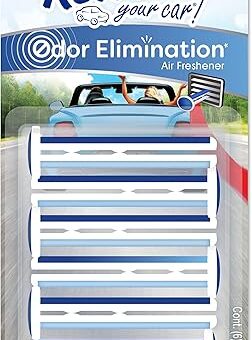 Refresh your car, Odor Elimination cool breeze Auto Vent Stick, New Car, 6 Per Pack - Packaging may vary