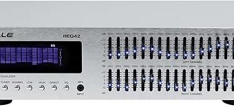 Rockville REQ42-S 2 x 21 Band Home Theater Equalizer w/Audio Spectrum Analyzer