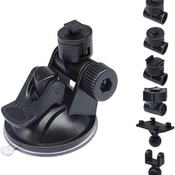 S40 Dash Cam Suction Mount (3rd Gen) with10pcs 360 Rotating Joints Compatible for Rexing, Old Shark, Yi, TOGUARD, Compark, Kingslim, Crosstour and Most Dash Cameras, DVR, GPS