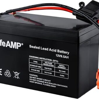 SafeAMP® Replacement Battery for 12-Volt Ride On Vehicle with red 2 pins Connector