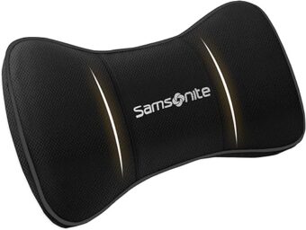 SAMSONITE, Travel Neck Pillow for Car or SUV, Boost your DRIVING COMFORT, High Grade - Memory Foam, Comfortable Headrest Cushion, Fits ALL VEHICLES, Black…