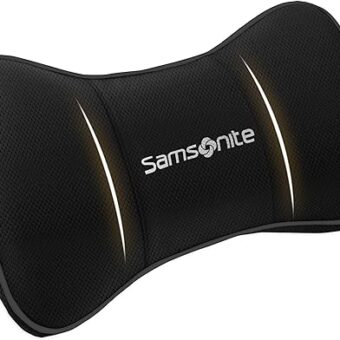 SAMSONITE, Travel Neck Pillow for Car or SUV, Boost your DRIVING COMFORT, High Grade - Memory Foam, Comfortable Headrest Cushion, Fits ALL VEHICLES, Black…