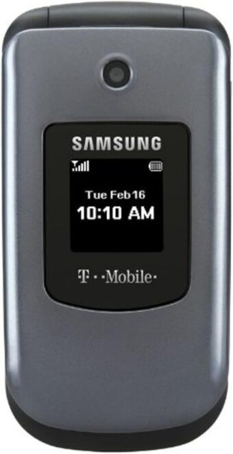 Samsung T139 T Mobile with Camera, Bluetooth and Speakerphone - Gray