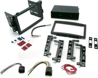 SCOSCHE Install Centric ICGM10BN Compatible with Select GM 2006-17 LAN Double DIN Complete Basic Installation Solution for Installing an Aftermarket Stereo