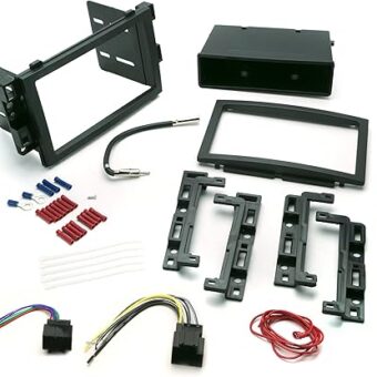 SCOSCHE Install Centric ICGM10BN Compatible with Select GM 2006-17 LAN Double DIN Complete Basic Installation Solution for Installing an Aftermarket Stereo