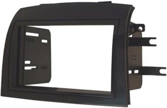 Scosche TA2088B Compatible with 2004-10 Toyota Sienna ISO Double DIN Dash Kit Black