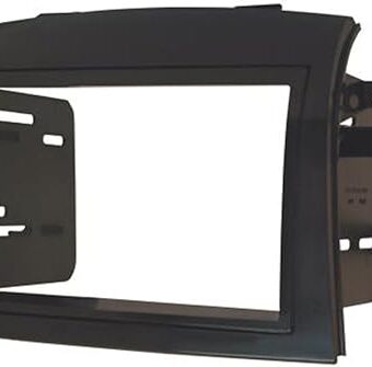 Scosche TA2088B Compatible with 2004-10 Toyota Sienna ISO Double DIN Dash Kit Black