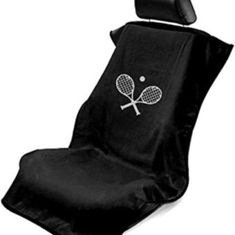 Seat Armour (SA100TRCQB Black 'Tennis Racquet' Seat Protector