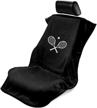 Seat Armour (SA100TRCQB Black 'Tennis Racquet' Seat Protector