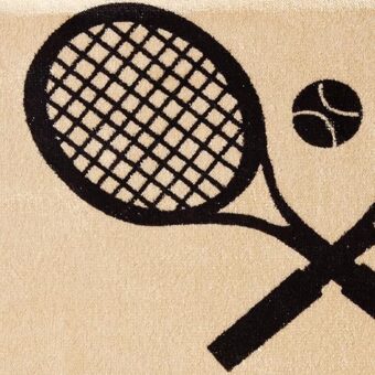 Seat Armour (SA100TRCQT) Tan 'Tennis Racquet' Seat Protector Towel