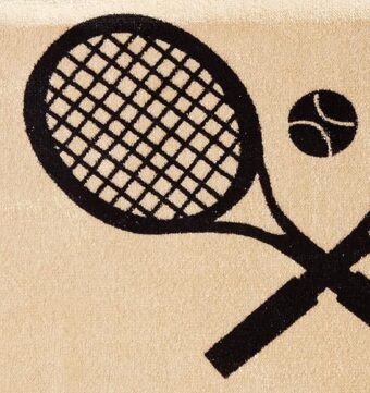 Seat Armour (SA100TRCQT) Tan 'Tennis Racquet' Seat Protector Towel