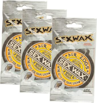 Sex Wax Air Freshener (3-Pack, Coconut) (Limited Edition)