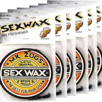 Sex Wax Air Freshener Coconut 6-Pack