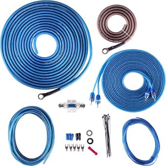 Skar Audio 8 Gauge CCA Complete Amplifier Installation Wiring Kit, SKAR8MANL-CCA