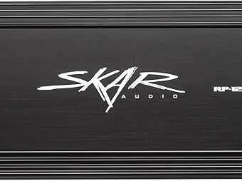 Skar Audio RP-1200.1D Monoblock Class D MOSFET Amplifier with Remote Subwoofer Level Control, 1200W