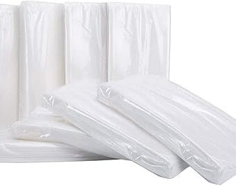 Soft White Facial Tissue Car Tissue Holder, Made of Primeval Wood Pulp with Highly Water Absorption, Pack of 8, 60 Ct Each