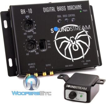 Soundstream BX-10 Digital Bass Reconstruction Processor with Remote,Black