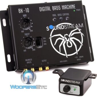 Soundstream BX-10 Digital Bass Reconstruction Processor with Remote,Black