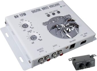 Soundstream BX-12W Digital Bass Processor with Remote (White)