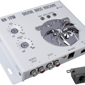 Soundstream BX-12W Digital Bass Processor with Remote (White)