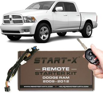 Start-X Plug N Play Remote Starter Kit for Dodge Ram Pickup Truck 2009-2012 / Key Start