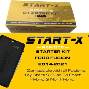 Start-X Remote Starter Compatible with Fusion 2014-2021 || Hybrid & Non Hybrid || Push to Start & Key Start || Lock-Unlock-Lock