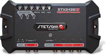 Stetsom STX 2436 Bluetooth DSP PRO - Digital Signal Processor, DSP PRO, Equalizer, Exclusive APP, Band Graphic, High Precision Crossover, Filters, Voltmeter, Limiter, Digital...