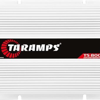 Taramps TS 800x4 Car Audio Multichannel Amplifier 800 Watts Rms 2 Ohms 4 Channel 2 Bridged Channel Full Range Crossover, Rca/High Level Input, Class D