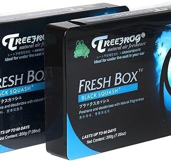 Treefrog Xtreme Fresh Air Freshener Black Squash Scent 2 Packs