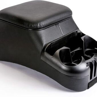 TSI Products 30011 Clutter Catcher Black Bench Seat Console, Medium