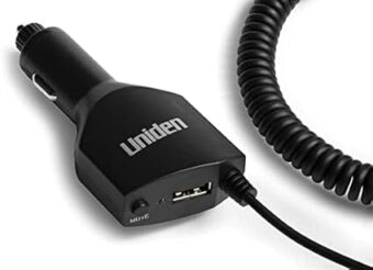 Uniden LRDACWM044 Radar Detector Cig Adapter Power Cord fit DFR8 DFR9 R1 R3 R7