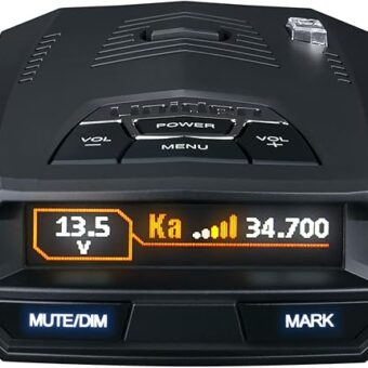 UNIDEN R4 Extreme Long-Range Laser/Radar Detector, Record Shattering Performance, Built-in GPS w/AUTO Mute Memory, Voice Alerts, Red Light & Speed Camera Alerts, Multi-Color...