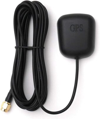 Waterproof GPS Active Antenna, Magnetic Base, 28dB Gain, 3-5VDC, SMA