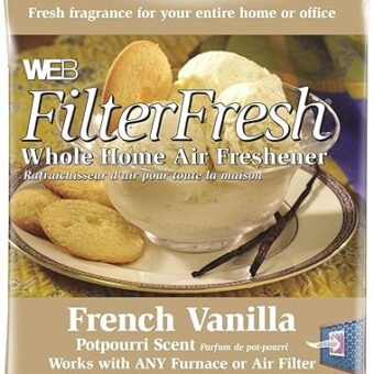 WEB FilterFresh Whole Home French Vanilla Air Freshener 0.8 Ounce (Pack of 1)