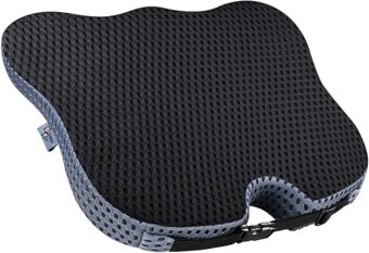 Wedge Car Seat Cushion for Driving Broaden Vision by Raised Back- Soft Dense Memory Foam Car Seat Cushion for Car Seat Driver/Passenger Offer Comfort and Relief for...