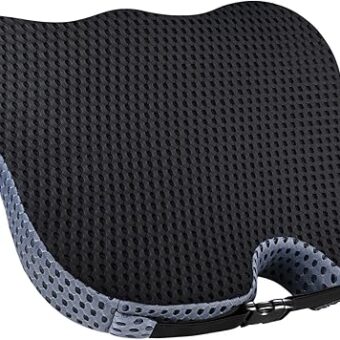 Wedge Car Seat Cushion for Driving Broaden Vision by Raised Back- Soft Dense Memory Foam Car Seat Cushion for Car Seat Driver/Passenger Offer Comfort and Relief for...