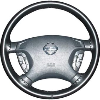 Wheelskins WS10201XX Genuine Leather Black Size AXX Steering Wheel Cover